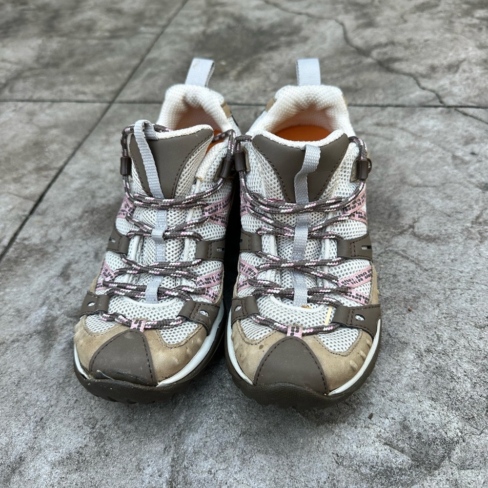 Merrell Kids' Brown and White hiking shoes